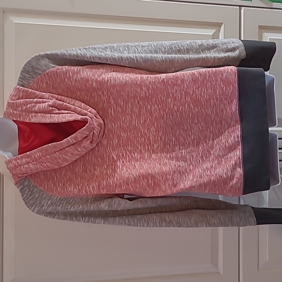 Gongshow Pink Grey Hockey Hoodie Cotton Sweater Bunnyhug M - Picture 5 of 10